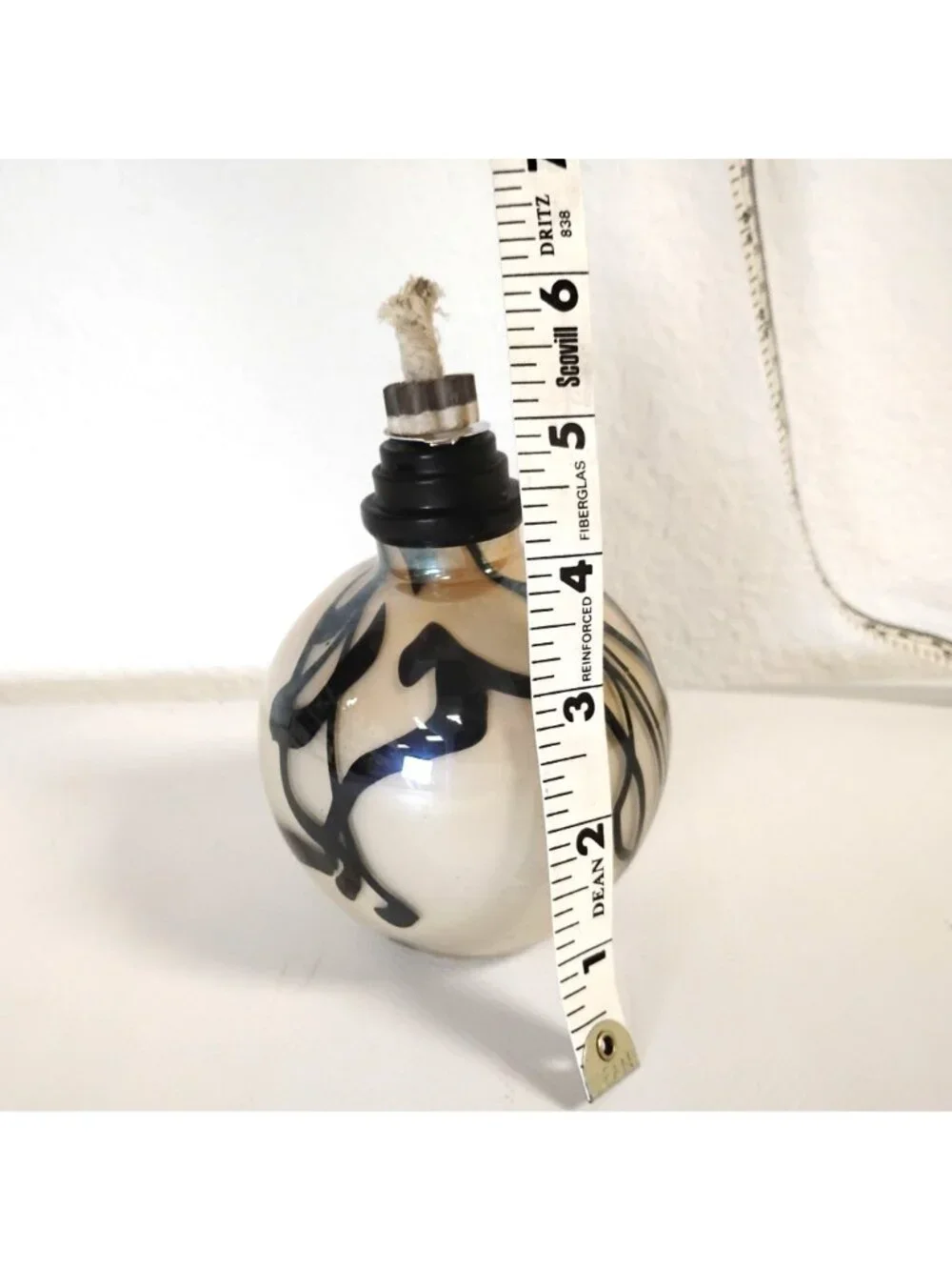 Glass Aromatherapy Oil Diffuser Tan & Black 5